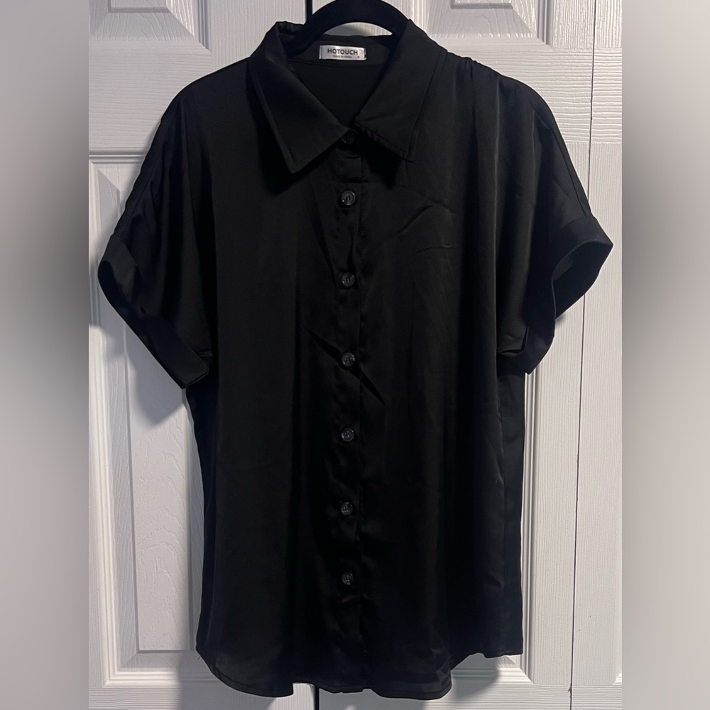 Women's HOTOUCH Collared Button Down Blouse